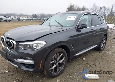 2021 BMW X3 xDrive30I z USA, uszkodzony, nr VIN 5UXTY5C09M9G99825